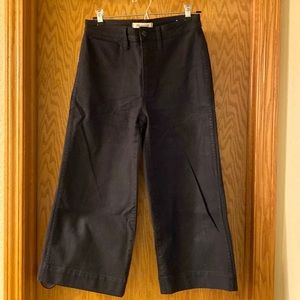 Madewell Emmett Wide Leg Cropped Jeans